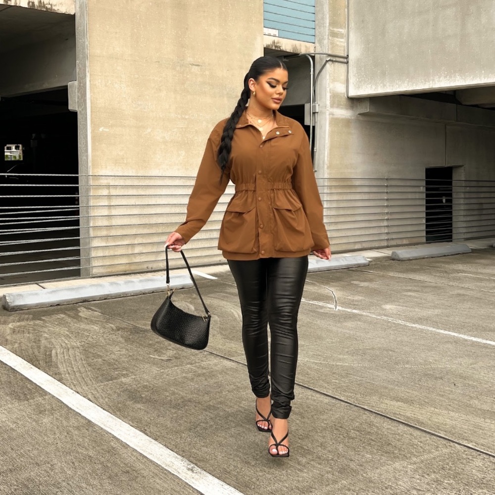 Hourglass coat - brown